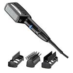 Conair 1875 Watt 3-in-1 Ceramic Dryer & Styler with 3 Attachments (SD9C), Black