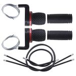 SING F LTD Bicycle Twist Shifter Repair Kit, with Grips Cables for MTB Road Bike Cycle Universal - 3x6 (18) Speed