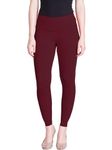 Lyra Women Solid Premium Cotton Ankle length Leggings | Mid-Waist | Fashionwear