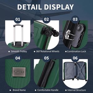 FLYMAX 29" Large Suitcase – Lightweight Hard Shell Luggage