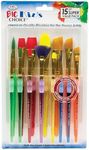 Royal Brush Big Kid's Choice Value Pack Brushes, 15 Pieces