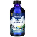 Nordic Naturals, Arctic Cod Liver Oil, 1060mg Omega-3 from Cod Liver Oil, with EPA and DHA, 237ml, Soy Free, Gluten Free, Non-GMO