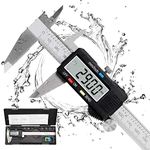 vernier calipers with large LCD screen electronic vernier caliper thickness measuring Tool 0-6 in/0-150 mm auto off featured. (a-150mm)