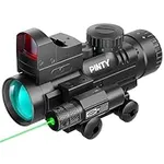 PINTY 4x32 Rifle Scope with 3MOA Re