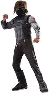 Rubie's Captain America: Civil War Winter Soldier Deluxe Muscle Chest Costume, S