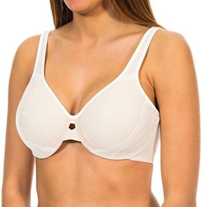 Playtex Sujetador preformado reductor con aros Minimizer Femenine Mujer x1, Beige Claro, 80C