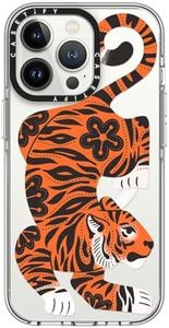 CASETiFY Clear iPhone 13 Pro Case [Not Yellowing / 6.6ft Drop Protection/Compatible with Magsafe] - Fierce Tiger - Clear