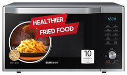 Samsung 32 L, Slim Fry, Convection Microwave Oven with Tandoor and Curd making(MC32A7035CT/TL, Stainless Steel cavity, 10 Yr warranty)