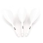 CUESOUL Integrated Dart Shaft and Flights-Pear Shape Dart Flight White