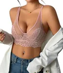 Women's Underwire Bra Lace Full Coverage Push Up T-Shirt Bralette