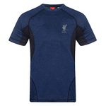 Liverpool FC Official Gift Boys Poly T-Shirt Royal Blue 8-9 Years