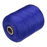 sourcing map Twisted Mason Line Nylon Twine String Cord Blue 600M/656 Yard 1MM Dia for Netting, Landscaping, Home Improvement, DIY Projects, Crafting, Masonry, Gardening