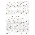 ARKRAFT 4 sheet gift wrapping paper 90 x 65 cm heart graphics for valentines day wedding anniversary(18-8995)