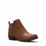 Lucky Brand Basel-Toffee/Bariollos Bootie, Size 5.5