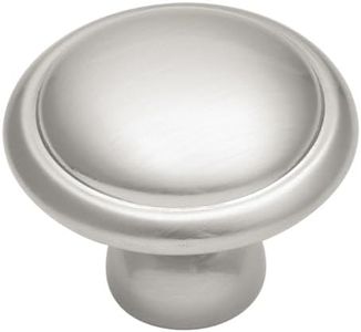 Hickory Hardware P14848-SN 1,37 en. Conqu-te Satin Nickel Bouton de Cabinet