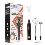 Primesky® Milk Frother12000 RPM Hand Blender Coffee Frother Blender USB Rechargeable Electric Foam Maker Electric Coffee Beater for Cappuccino Whisker for Egg Hand Blender (Royal Milk FROTHER)