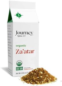Organic Za'atar Spice Seasoning by Journey Spice Co. | Salt-Free, Sugar-Free, Non-GMO | Gourmet Mediterranean All-Purpose Spice Herb Blend