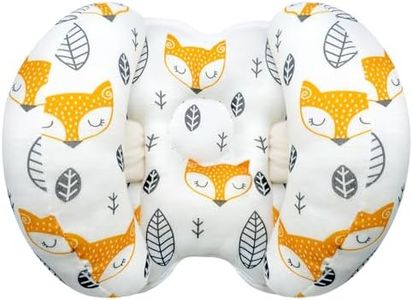 KAKIBLIN 2 in 1 Baby Head Pillow with Banana Neck Pillow for 3 Months to 1 Years Baby Travel Pillow for Stroller or Bed