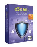 eScan AV Total Security Suite (Cyber Vaccine Edition) 1 user | 3 Year - Anti-Theft Protection & Secures your financial transactions on the internet (Via Email Delivery Only - in 2 hours, No- CD)