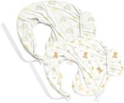 Littogoose Nursing Pillow Covers Compatible with Breast Feeding Pillow Nursing Pillow (2 Pack Covers-Pillow NOT Included)