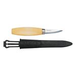 Morakniv 120 Carbon Steel Wood Carving Knife With Sheath, 2.4 Inch