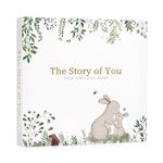 Baby Book Keepsake for Boys or Girls Timeless Baby Memory Book Gender Neutral Journal Scrapbook Photo Album A Milestone Book from Birth to Age 5 (A-rabbit)