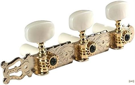 Flash Gold Lyra-Type Gotoh Classical Guitar Tuners, 35G420