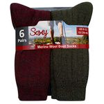 6 Merino Wool Socks For Men