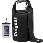 Unigear Waterproof Bags/Waterproof Bags/Dry Bag (2L/5L/10L/20L/30L/40L) for Outdoor Activities and Water Sports, Camping, Boating, Kayaking, Fishing with Waterproof Phone Pouch