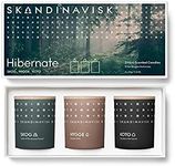 Skandinavisk Hibernate Giftset of 3 Mini Scented Candles. Skog 'Forest', Hygge 'Cosiness', and KOTO 'Home'. Vegan Formula. 3 x 2.3 oz.