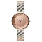 MVMT Analogue Quartz Watch for women with Rose gold colored Stainless Steel bracelet - D-FB01-RGS