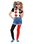 Childs Classic Harley Quinn Fancy Dress DC Comics Costume (10-12 Years)