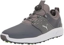 PUMA Men's Ignite Articulate Disc Golf Shoe, Quiet Shade/Puma Silver/Quiet Shade, 11