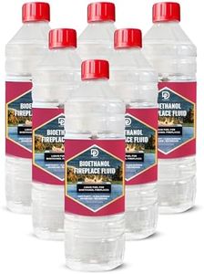 PRIMES DIY 6 Litre Premium Bioethanol Fuel for Fire Place Clean Burning High Purity Bio Ethanol Liquid Fuel for Fire Pits Burners and Stoves Indoor and Outdoor Use Eco Friendly Bioethanol Fuel Liquid