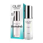 Olay Niacinamide Face Serum | Clear and Even Skin | Fights Dullness and Provides Radiant Glow| Normal, Oily, Dry, Combination Skin | Paraben and Sulphate Free | 30ml