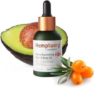 Hemptuary Hemp Face And Body Oil - Deeply Nourishes Skin. Targets Fine Lines, Wrinkles, Scarring. Organic Hemp Seed Oil. Natural Ingredients For Sensitive Skin. Vegan