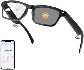 AI Translation Smart Glasses with Bluetooth, 160+ Languages, Color-Changing Lenses, Built-in Speaker & Clear Audio, Real-Time Voice Translator Smart Sunglasses for Travel, Meetings, Business Use