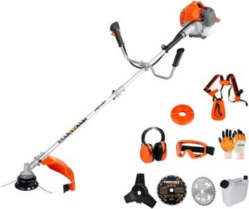 PROYAMA 42.7cc Gas Weed Wacker, 3 in 1 Weed Eater Gas Powered, Brush Cutter and Gas String Trimmer 2-Cycle Extreme Duty, 5 Year Warranty Gearbox, Grass Trimmer 2025 Upgraded…