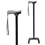 Carex Health Brands Soft Grip Quad Cane