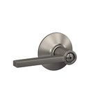 Schlage F40 LAT 619 Latitude Privacy Lever, Satin Nickel