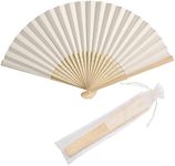 SL crafts 50pcs Paper Hand Fan with