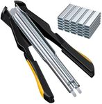 Kamtop Hog Ring Pliers Kit with 2500 Galvanized Rings – Fencing Nailer Tool for Pet Cages, Bagging, DIY Projects, and Automotive Use