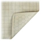 Chessex Role Playing Play Mat: Battlemat Double-Sided Reversible Mat for RPGs and Miniature Figure Games-Squares/Hexes