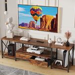 GYIIYUO TV Stand with Fabric Drawer