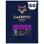 CafePod Coffee Pods Nespresso Compatible Intense Roast 60 Aluminium Capsules