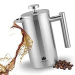 Groenenberg French Press I Coffee press I insulated cafetiere I Stainless steel Coffee maker in different sizes 2 cups to 4 cup