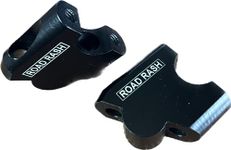 RoadRash Handlebar Riser for Yamaha FZ25 / Honda hornet 160 (2 Inches Angled) Black