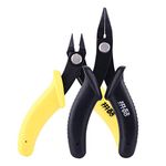 Piececool 3D Metal Model Kits Tools Set, 2Pcs Mini Flat Nose Plier Nipper DIY Tool for 3D Metal Puzzle Model Kit Jigsaw Assembling