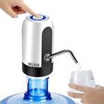 AUTOTECH Automatic Wireless Water Can Dispenser Pump USB DC Water Bottle Pump with 1200 mAh Rechargeable Battery for 20 Litre Bottle Can, with Low Noise & High Efficiency