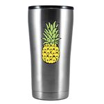 Pineapples Decals for Tumblers Car Truck Tablet Cell Phone - Set of 2 Pineapple Decals for Cars Stickers - Pineapple Tumbler Decal - Pineapple Vinyl Decals for Tumblers